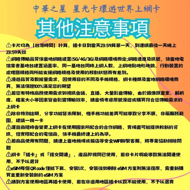【Star SIM 星光卡】尊榮黑鑽中國 內地內蒙古西藏青海海南島免翻牆7天 不降速 無限量 吃到飽(實體卡  eSIM)