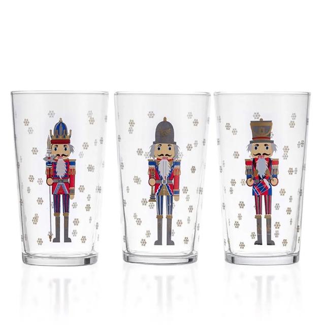 【波蘭陶】出清品 LCW Home 570ML 土耳其製 胡桃鉗水杯3件一組