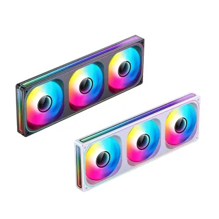 【JONSBO 喬思伯】ZB360 ARGB Gen1 一體式全幅無限鏡風扇 黑/白(3年換新/模組化接頭/TH水冷風扇)