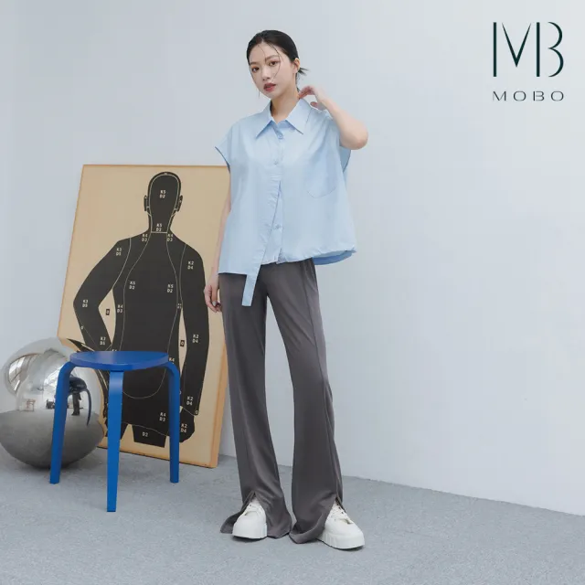 【MO-BO】MIT-Q彈環保紗-涼感抗菌防曬纖瘦褲
