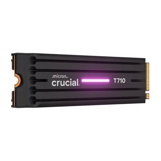 【Crucial 美光】T710 Gen5 2280 M.2 4TB SSD固態硬碟(含原廠散熱片/CT4000T710SSD5)