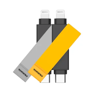 【PIODATA】iXflash Apple MFi認證USB3.2 Gen1 Type C/Lightning 256GB 撞色版隨身碟(備份碟、加密碟)
