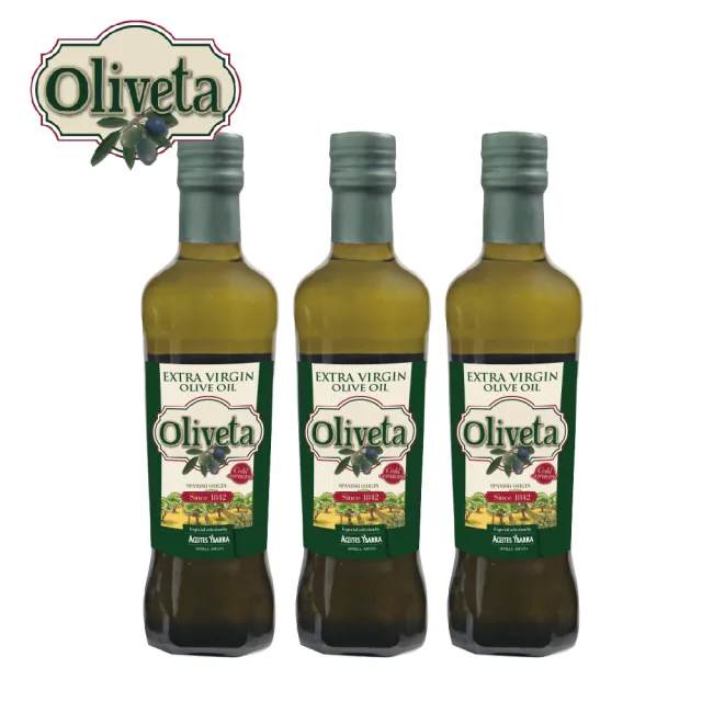 【Oliveta歐薇塔】特級冷壓初榨橄欖油 1Lx3瓶