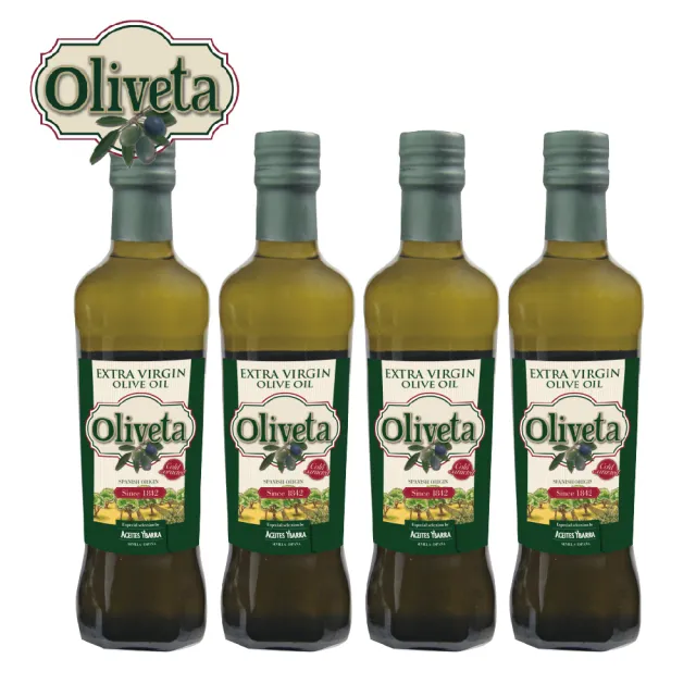 【Oliveta歐薇塔】特級冷壓初榨橄欖油 1Lx4瓶