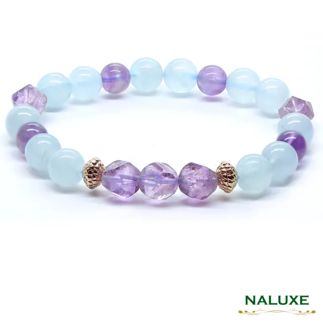 開運手鍊 紫水晶手鍊 手鍊 Naluxe 紫水晶海藍寶設計款開運手鍊 招貴人 人緣提升 情緒平衡 招財轉運 穩定心神 二月誕生石 - momo購物網- 好評推薦-2026年9月