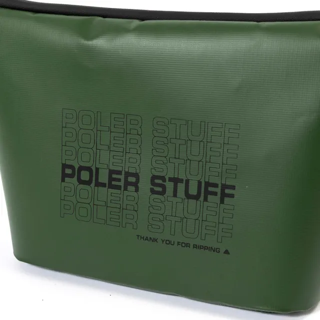 【POLER STUFF】雙11 日本限定 POLER HIGH＆DRY PVC SACOCHE 防水隨身包 / 輕便袋收納包(灰色)
