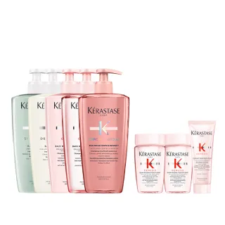 【KERASTASE 巴黎卡詩】500ml大容量髮浴/洗髮精(多款任選)