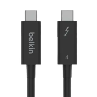 【BELKIN】Thunderbolt 4 Type-C to Type-C 100W+40Gbps_2M高速傳輸充電線(INZ002bt2MBK)