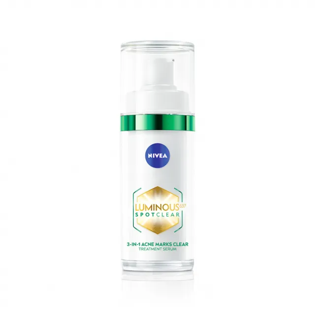 【NIVEA 妮維雅】LUMINOUS630淡斑煥白精華30mlx2入(L630/敏感肌適用/專利美白成分)