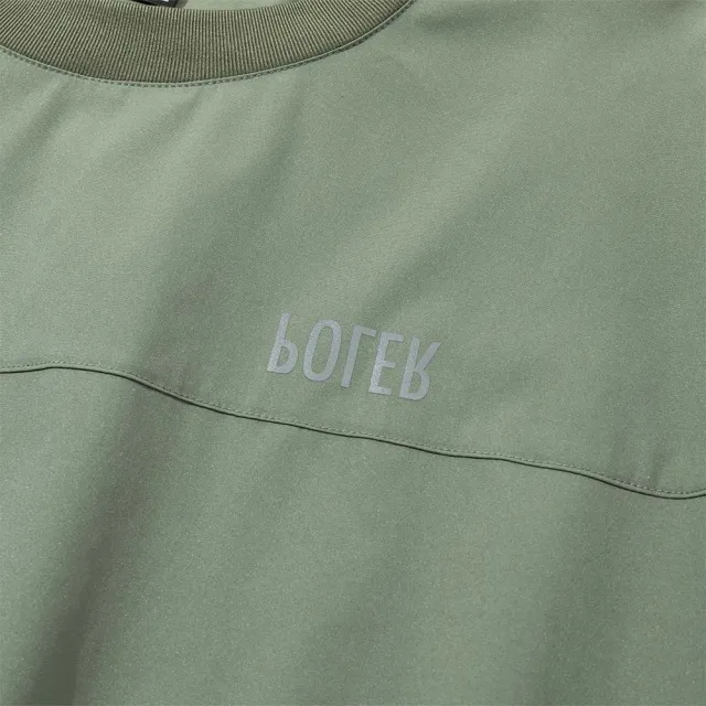 【POLER STUFF】日本限定 POLER RELOP2 DRY TEE 機能快乾簡約彈性T恤(米灰色)