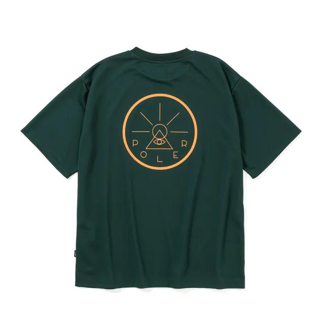 【POLER STUFF】日本限定 POLER QUICK DRY MESH TEE 快乾網眼T恤 / 清涼神Tee(黑色)