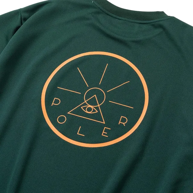 【POLER STUFF】日本限定 POLER QUICK DRY MESH TEE 快乾網眼T恤 / 清涼神Tee(黑色)