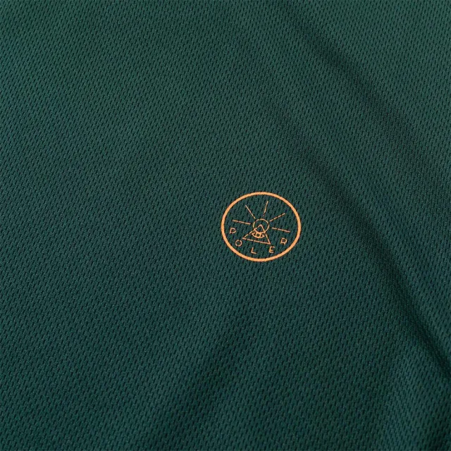 【POLER STUFF】日本限定 POLER QUICK DRY MESH TEE 快乾網眼T恤 / 清涼神Tee(綠色)