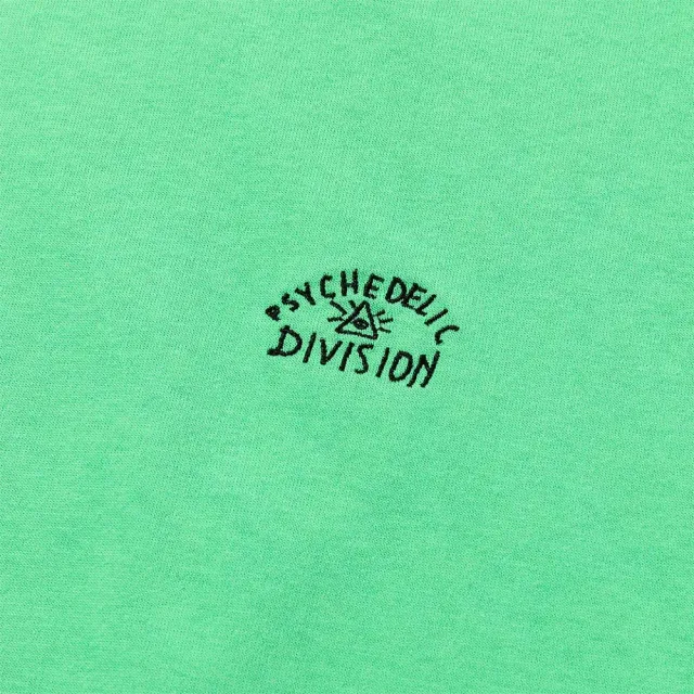 【POLER STUFF】日本限定 POLER PSYCHEDELIC RELAX FIT TEE 魔幻彩虹山形眼寬版短袖Tee(黑色)