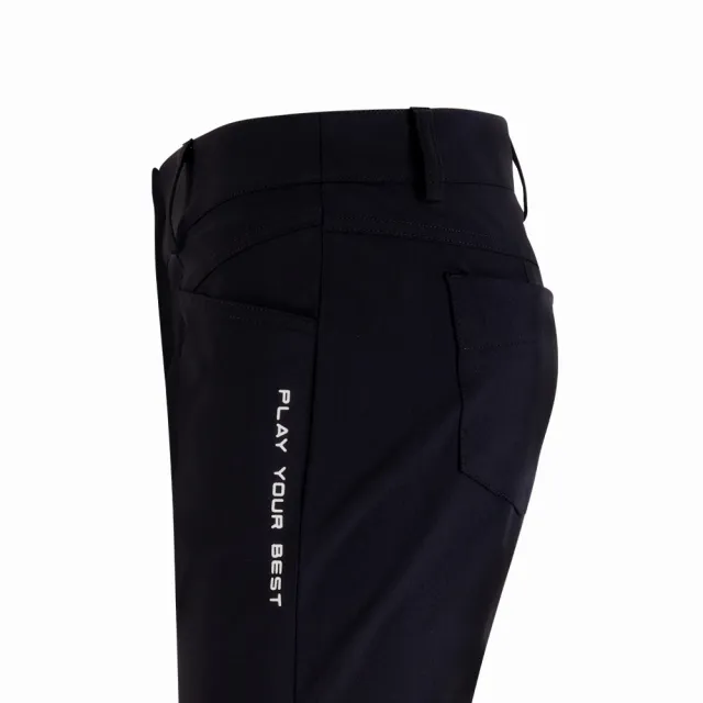 【PING】女款高彈力修身喇叭褲-黑(GOLF/高爾夫球褲/RE25110-88)