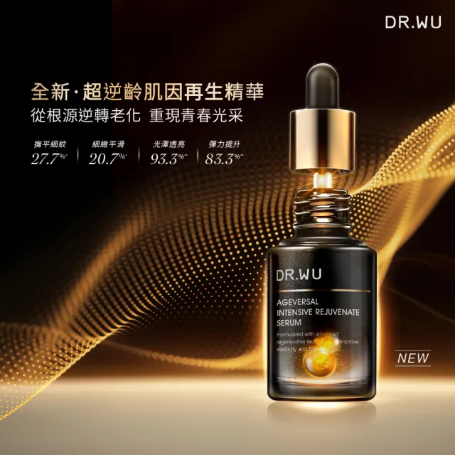 【DR.WU 達爾膚】超逆齡肌因再生精華30ML(*2入組 添加外泌體 抗老再升級！)