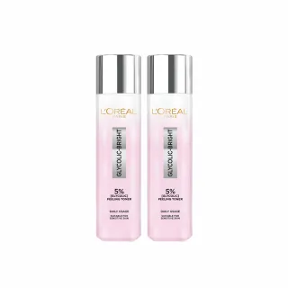 【LOREAL Paris 巴黎萊雅】淨亮白激光精華水_128ml_2入組(淨亮白/保濕/透亮)