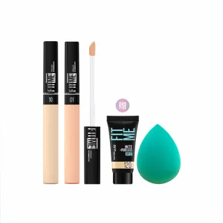 【MAYBELLINE 媚比琳】FIT ME遮遮稱奇遮瑕膏#零死角隱形瑕疵(2入組)