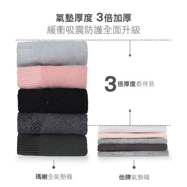 【MarCella 瑪榭】10雙組-MIT抗菌氣墊款除臭襪船襪/短襪(短襪/船襪/運動襪/加厚)
