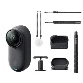 【Insta360】GO 3S 拇指防抖相機 128G星耀黑 自拍棒腕帶套餐(東城代理商公司貨)