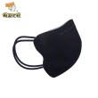 【健康天使】MIT醫用3D立體成人寬耳繩鬆緊帶口罩 黑色(30入/袋)