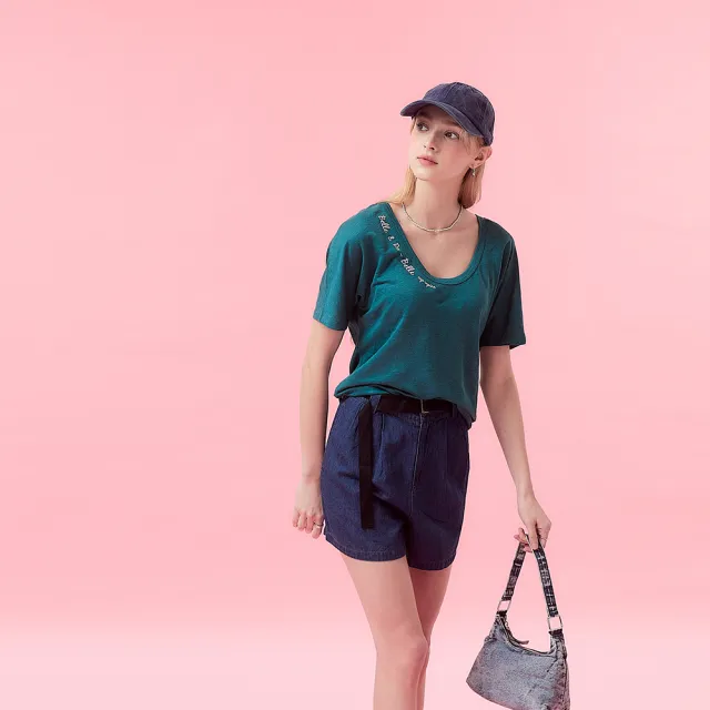 【ICHE 衣哲】Cop.Copine 法國原裝進口親膚簡約星星印花針織上衣-2色