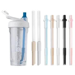 【Blender Bottle】Straw 彈性吸管｜自動彈開/2入組(BlenderBottle/運動水壺/搖搖杯)