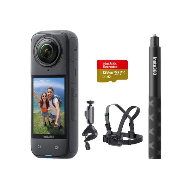 【Insta360】X4 360°口袋全景防抖相機 人氣騎行套組(東城代理商公司貨)