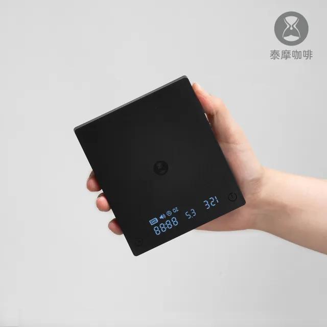 【TIMEMORE 泰摩】黑鏡Mini台灣流速版電子秤-黑色/白色(義式/手沖雙用秤)