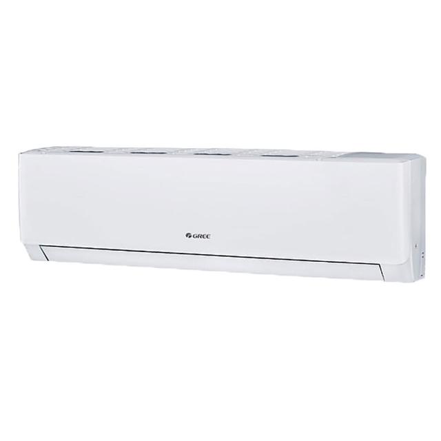 GREE格力 GKQ-50HO/GKQ-50HI 極精品系列分離式冷暖變頻冷氣，適用6-8坪空間，冷房能力5.0kW、暖房能力5.6kW，CSPF第一級能源效率，年耗電量僅1055度。特色包括防鏽蝕、自體清潔、人體追蹤感知，室內機輕巧僅12.5kg，室外機36.5kg。全機7年保固、壓縮機10年保固，R32冷媒環保，單相220V供電。安裝簡易，配備遙控器及配件，BSMI認證R37810，中國製造。適合追求高效舒適的家庭冷暖空調選擇，提升居家生活品質。