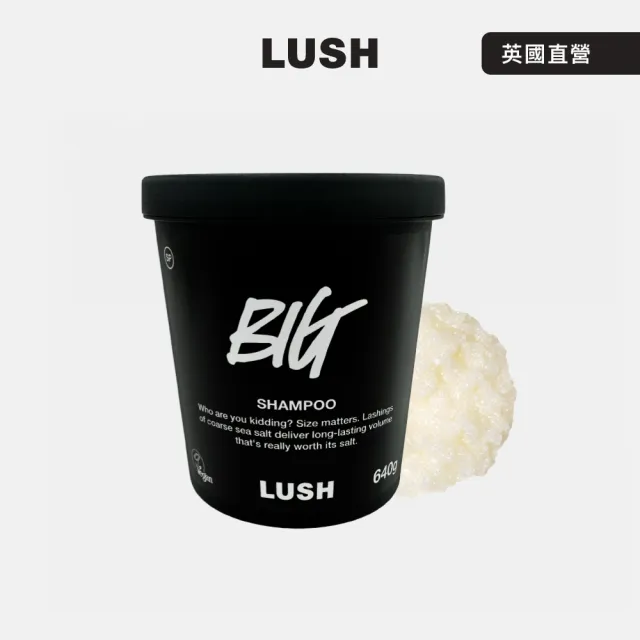 【LUSH 嵐舒】Big 豐盈洗髮露 640g(洗髮精/蓬鬆/光澤/去角質)