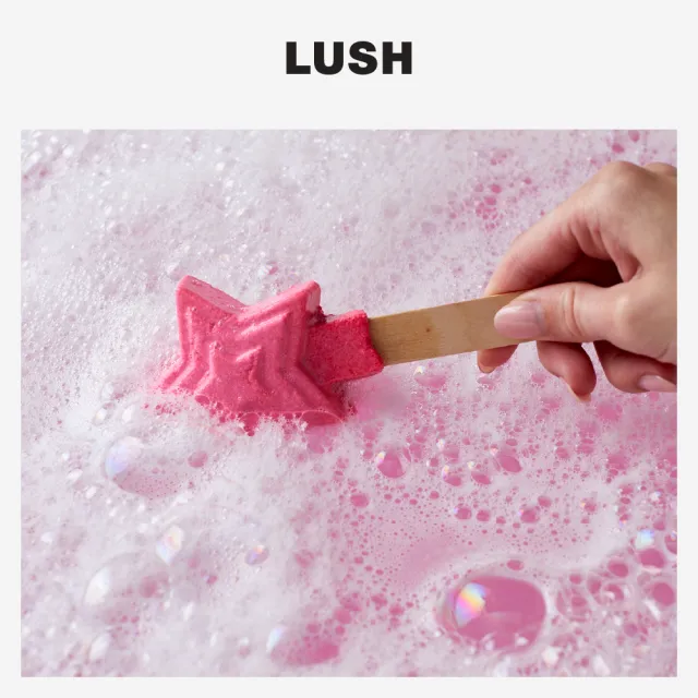 【LUSH 嵐舒】雪天使魔法泡泡浴棒(泡澡球/泡泡浴芭/甜香/波斯萊姆精油)