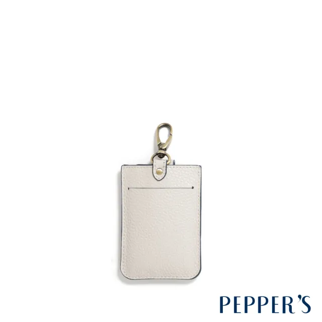 【PEPPER’S】交換禮物  SIGNAL 牛皮伸縮風琴卡套 - 拿鐵棕/月光灰(卡套 卡夾 配件)