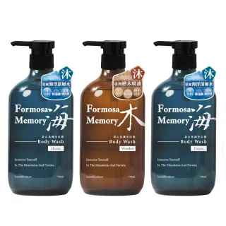 【清淨海 官方直營】森山島讀沐浴露750mlX3入(保濕滋潤/修護/檜木精油 森林浴/栗米萃取/小農合作)