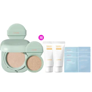 【蘭芝 官方直營】Neo型塑光感/霧感氣墊EX 15g*2(LANEIGE SPF46 PA++ / 1盒2蕊 #小方塊 隔離霜 防曬)