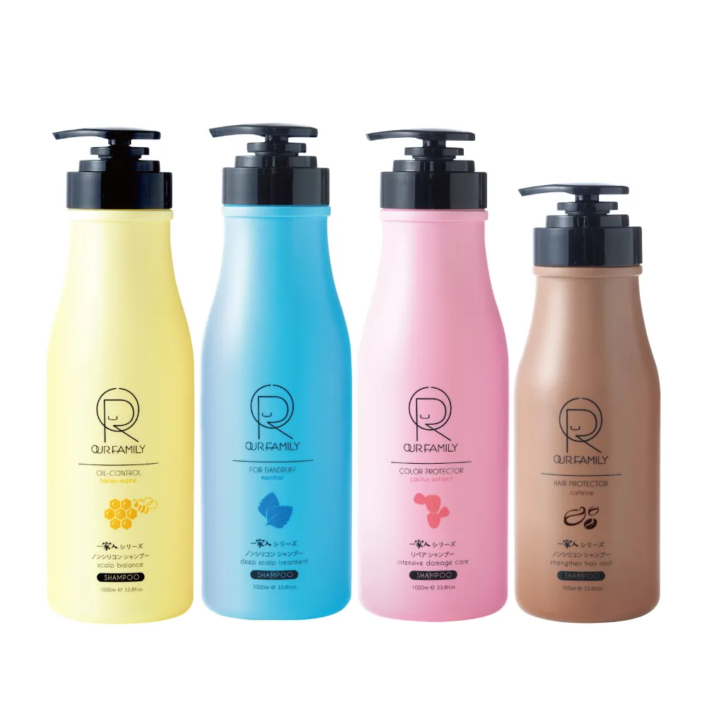 【一家人】益生菌護色控油洗髮精二入組(700ml/1000ml)