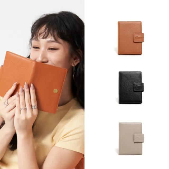 【PEPPER’S】SIGNAL 牛皮多功能護照夾 - 焦糖棕/簡約黑/象牙灰(護照夾)