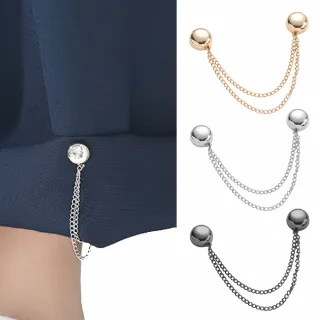 【EZlife】袖口褲腳衣襬磁吸調整裝飾扣(2對組)