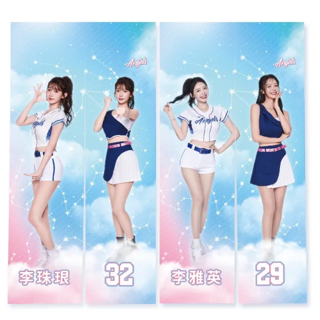 【富邦悍將】FA女孩個人影像門簾(圖片色)