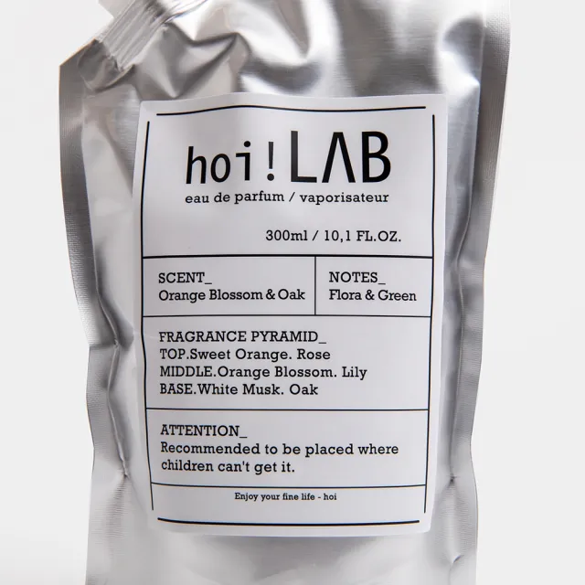 【hoi!LAB】實驗室 精油擴香補充包300ml(多款味道可選)