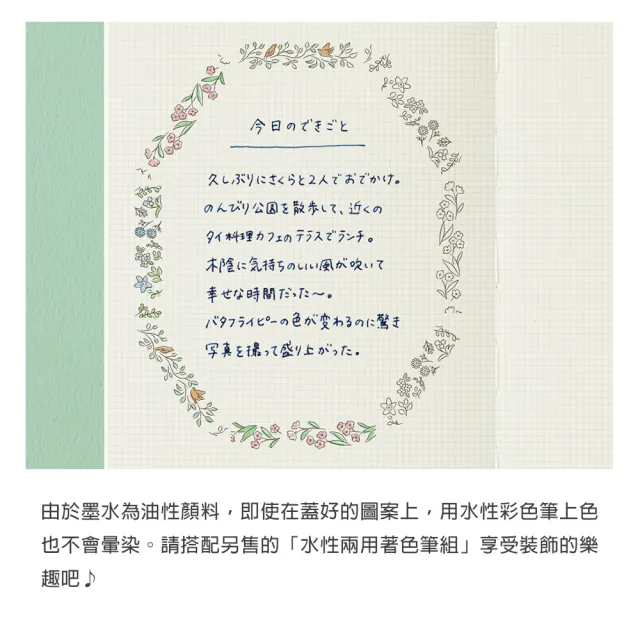 【MIDORI】《Paintable Stamp 浸透印 滾輪式》