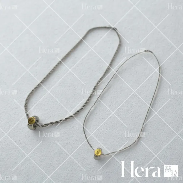 【HERA 赫拉】簡約八大守護神男項鍊鋼飾 H11407182(八大守護神 飾品 項鍊 鋼飾)