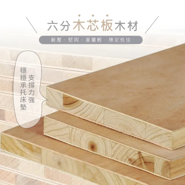 【藤原傢俬】6分木芯板掀床雙人5尺(不含床頭)