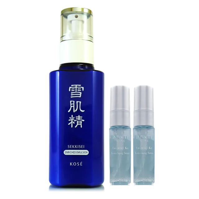 【KOSE 高絲】雪肌精乳液140ml-極潤型 - 超值自選特惠組(專櫃公司貨)