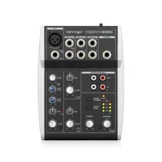 【BEHRINGER】XENYX 502S 混音器／混出點意思來(耳朵牌 直播 Podcast 播客 錄音 Mixer PA系統 麥克風)