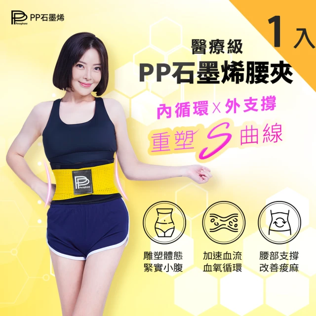 【PP 石墨烯】二代石墨烯腰夾1件(護腰帶)