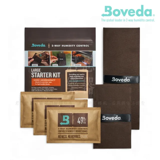 【Boveda】Boveda 49% 雙向濕度控制組合包 新款／收藏的濕度專家(BVMSK49HA-LG 除濕包 防潮包 乾燥包)