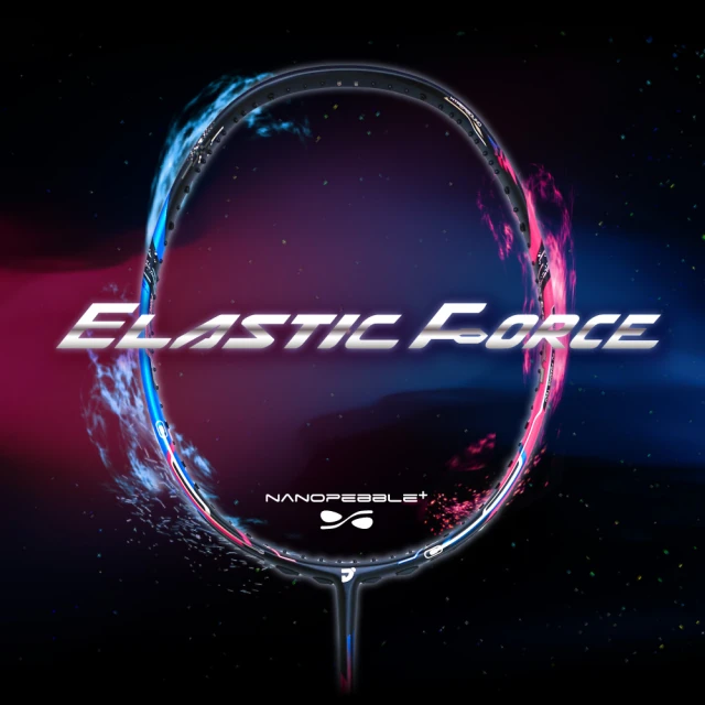 【JNICE 久奈司】一年保固 選手拍 夜斧9000/ ELASTIC FORCE 9000 進攻型羽球拍-空拍不含線(3U/4U)
