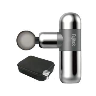 【Fujitek 富士電通】膠囊極速震動筋膜槍按摩槍 FTM-G026(8種按摩頭 加贈專屬收納包)