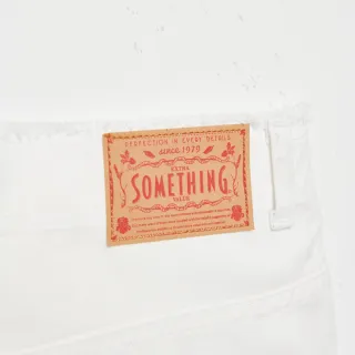 【SOMETHING】女裝 萊賽爾五分短褲(白色)